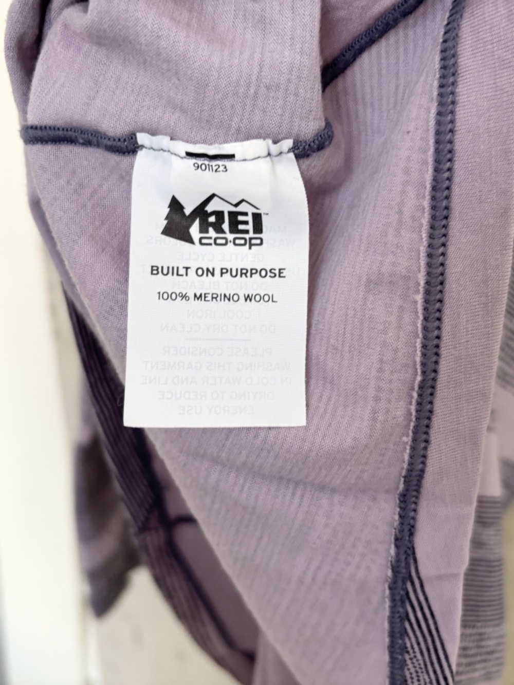REI Midweight Base Layer Merino Wool Crew Top - Picture 5 of 5
